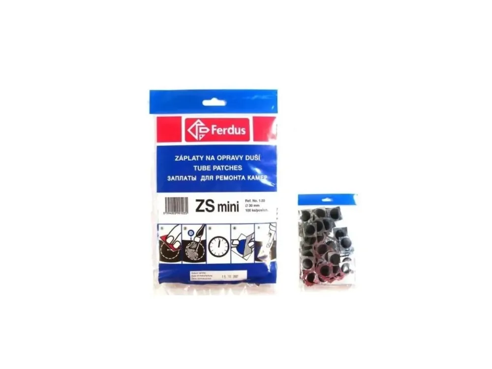 Poslední Šance ZÁPLATY FERDUS ZS-MINI PRŮMĚR 30MM BOX 100KS