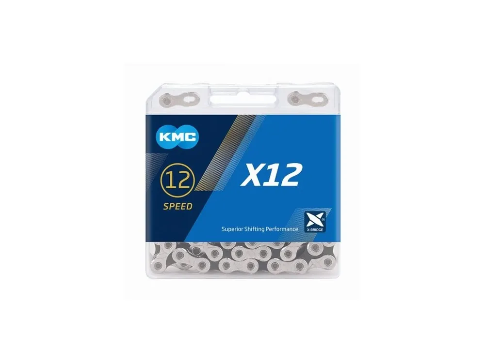 Koupit Online ŘETĚZ KMC X12 STŘÍBRNO/ČERNÝ BOX