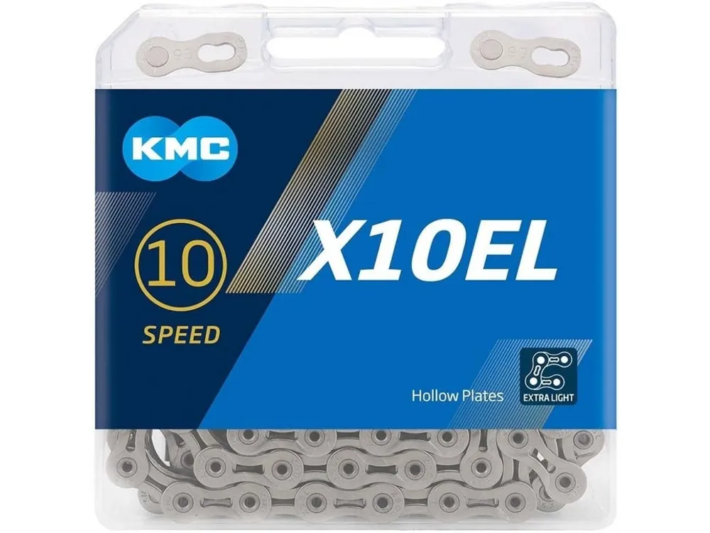 Sleva ŘETĚZ KMC X10 EL STŘÍBRNÝ BOX