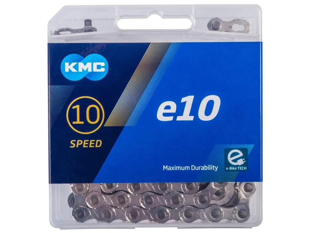 Zlevněný ŘETĚZ KMC E10 STŘÍBRNÝ BOX