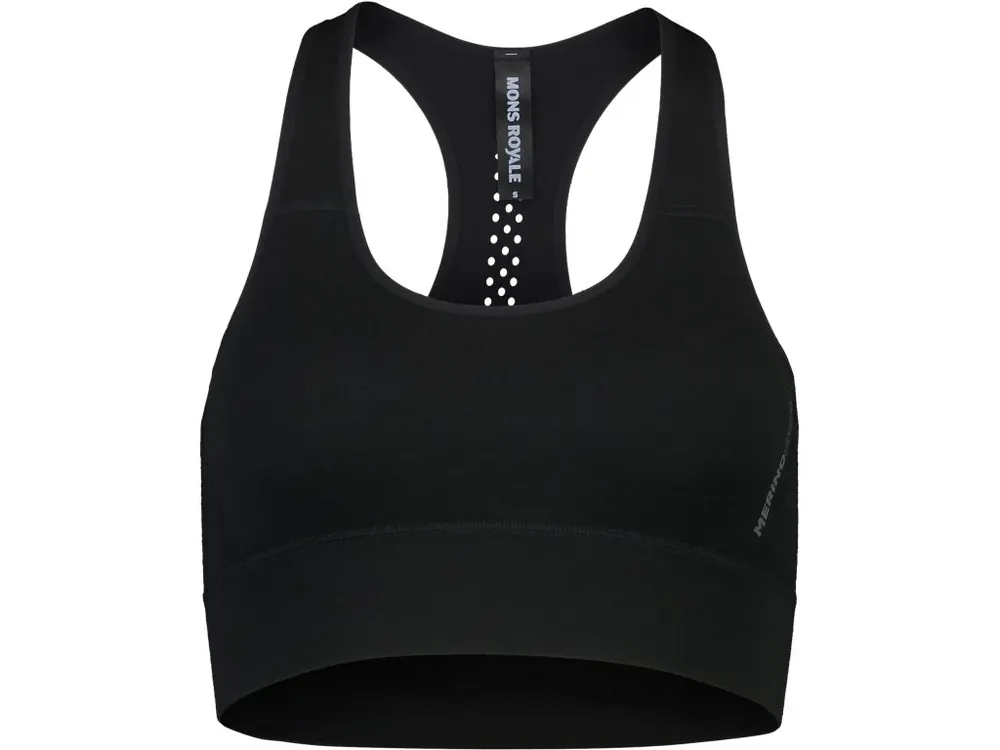 Merino podprsenka MONS ROYALE STRATOS MERINO SHIFT SPORTS BRA WMNS black Výhodná Nabídka