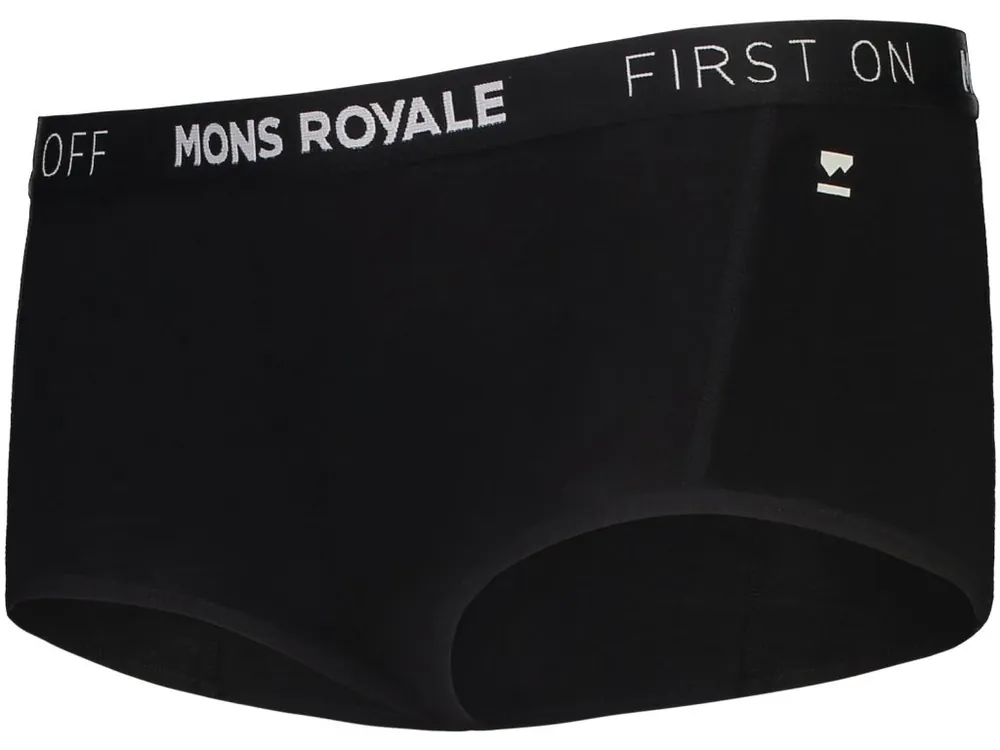 Kalhotky MONS ROYALE SYLVIA MERINO BOYLEG WMNS black Cenový Hit