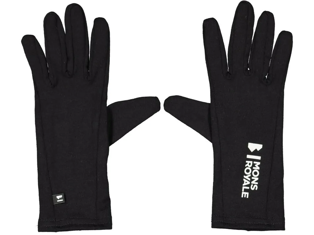 Must-Have Merino rukavice MONS ROYALE VOLTA GLOVE LINER black