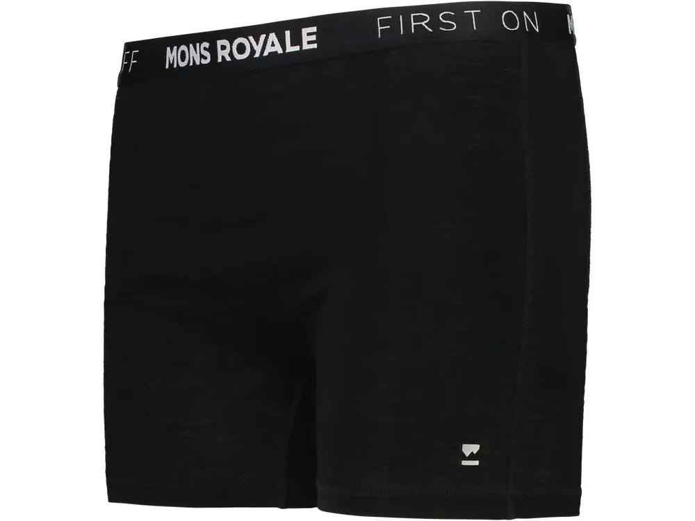 Kalhotky MONS ROYALE HANNAH MERINO HOT PANTS WMNS black Aktuální