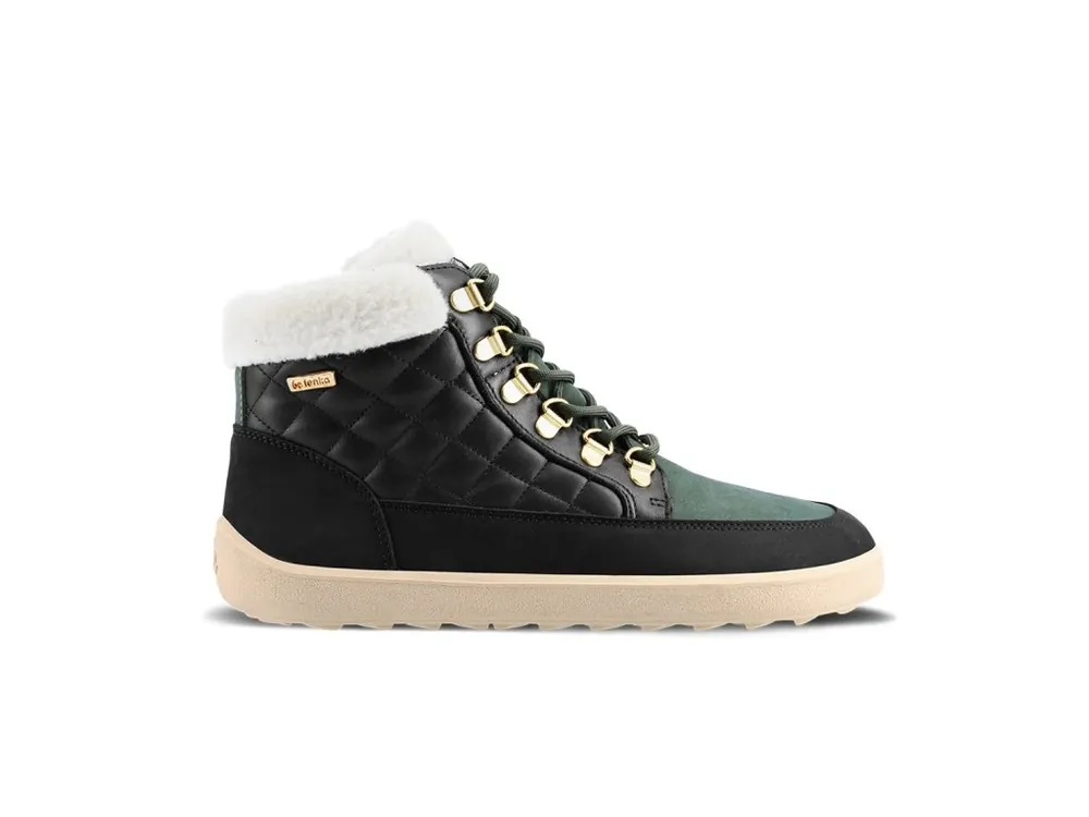 Barefoot boty Be Lenka Olivia - Black & Dark Green Značkový
