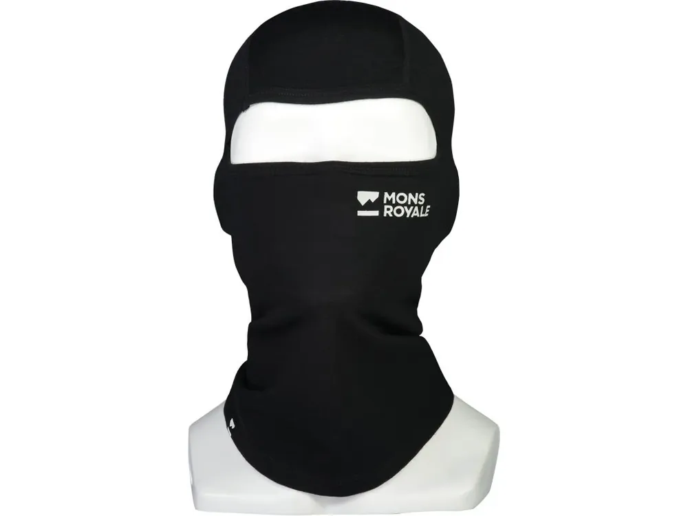 Kukla MONS ROYALE B3 MERINO BALACLAVA black Ověřený