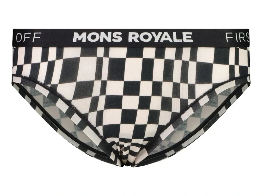 Merino kalhotky MONS ROYALE FOLO BRIEF WMNS checkers Objednat Nyní