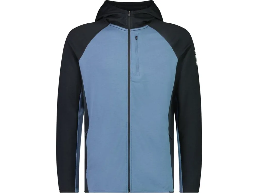 Merino mikina MONS ROYALE APPROACH MERINO SHIFT FLEECE HOOD blue slate / black Levný