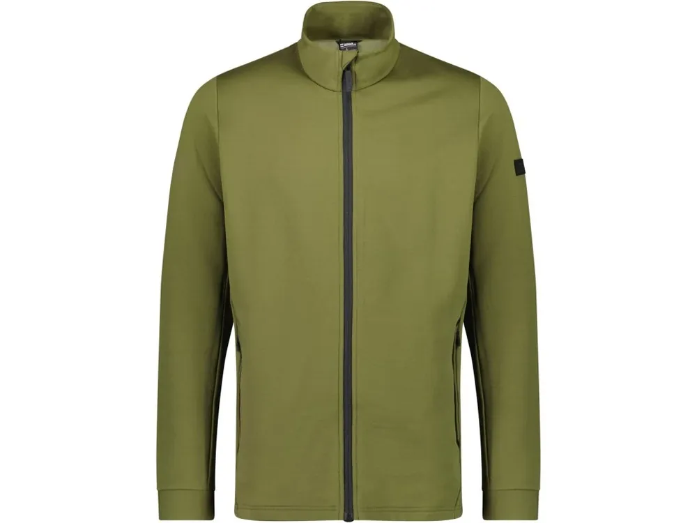 Aktuální Merino mikina MONS ROYALE ARCADIA MERINO FLEECE JACKET dark olive