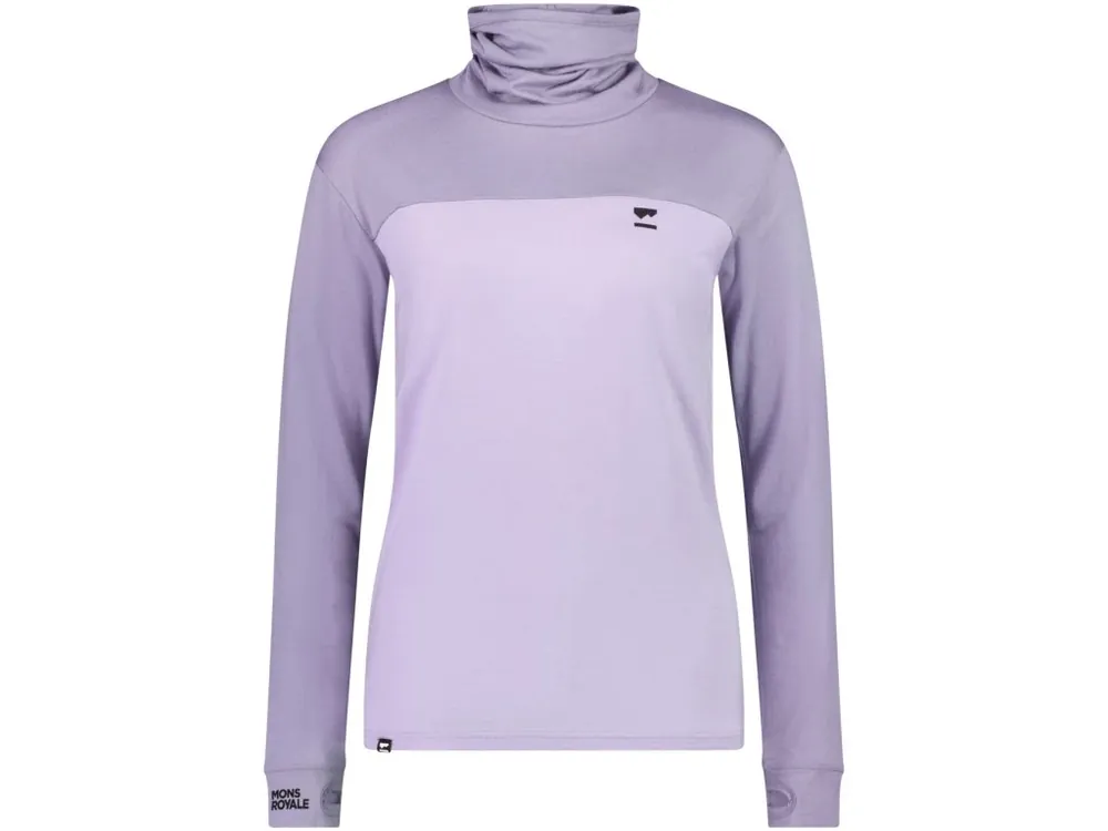 Merino triko MONS ROYALE YOTEI BF HIGH NECK WMNS thistle cloud Cenový Hit