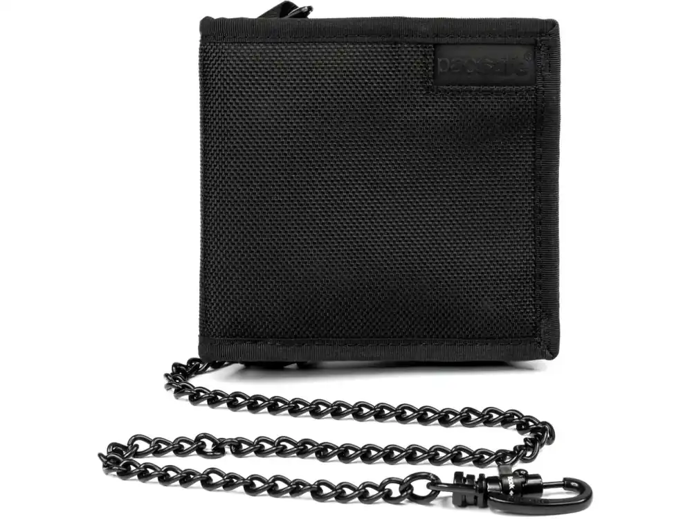 Peněženka PACSAFE RFIDsafe Z100 ZIPPER BIFOLD WALLET black Akční Nabídka