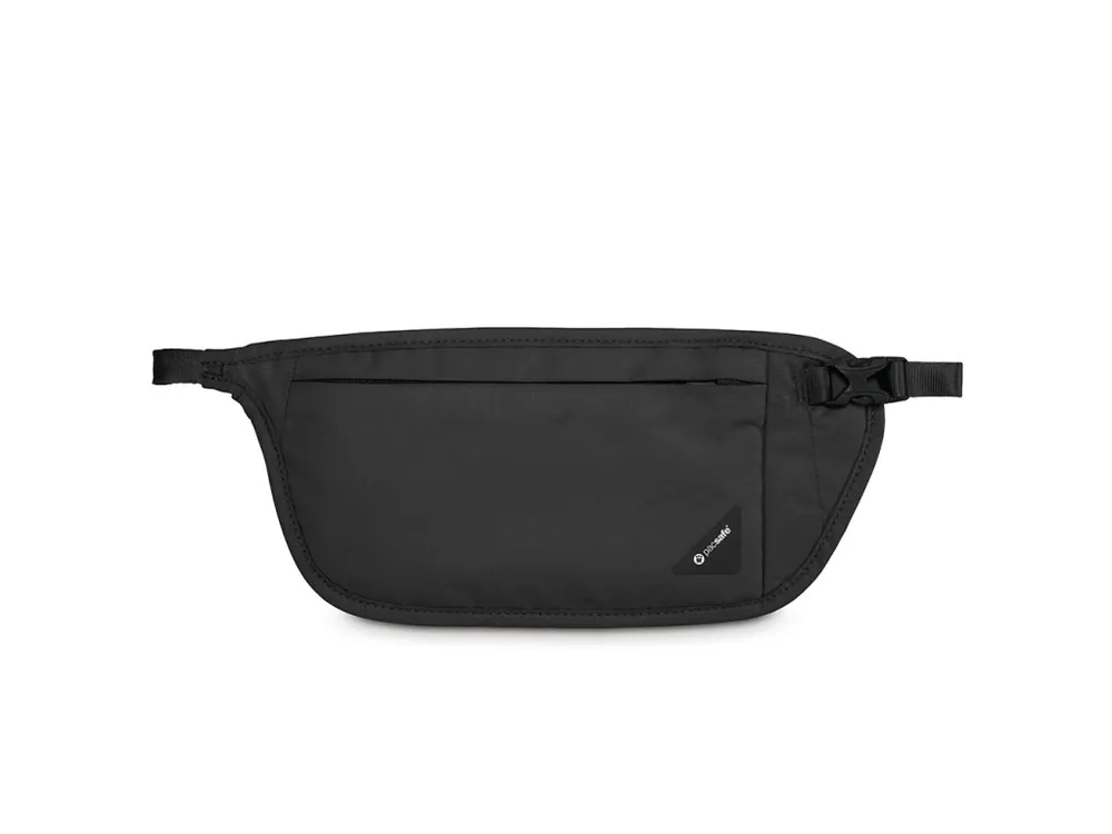 Bezpečná Platba Ledvinka PACSAFE COVERSAFE V100 WAIST WALLET black
