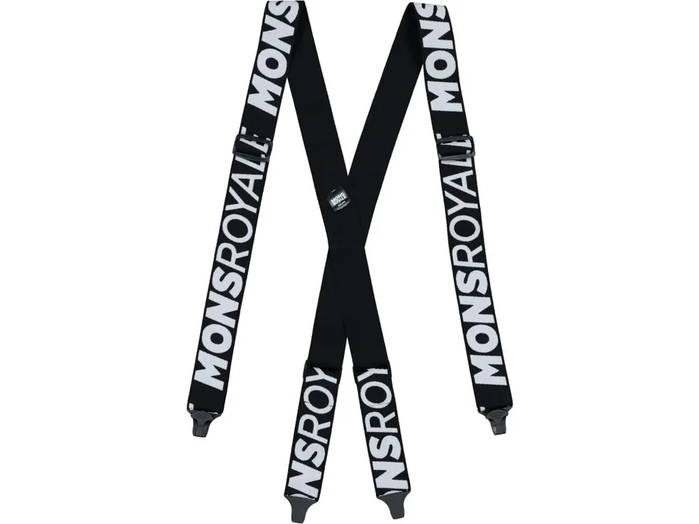 Kšandy MONS ROYALE AFTERBANG SUSPENDERS black / white Jen Po Omezenou Doba