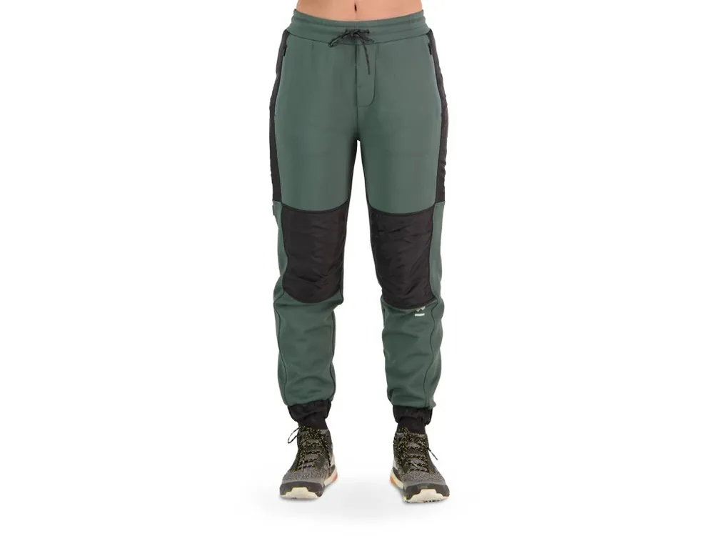 Merino kalhoty MONS ROYALE DECADE PANTS WMNS burnt sage / black Horká Nabídka