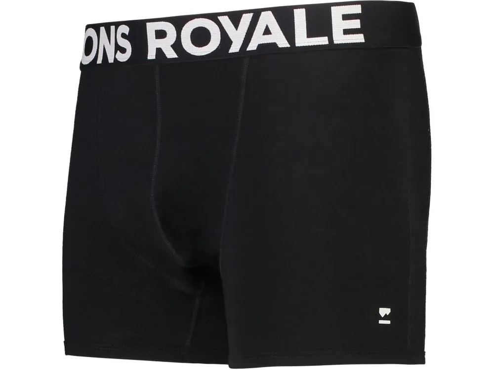 Trenky MONS ROYALE HOLD ‘EM SHORTY MERINO BOXER black Přímo Od Výrobce