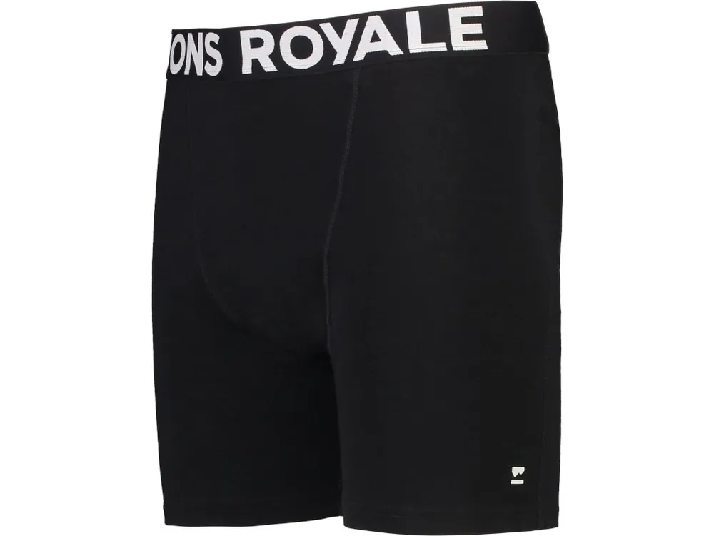 Trenky MONS ROYALE HOLD ‘EM MERINO BOXER black Vrácení Zdarma