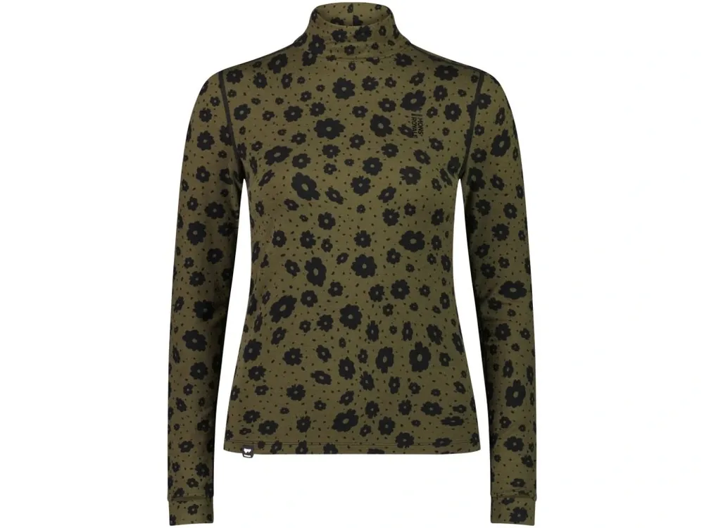 Merino triko MONS ROYALE CASCADE MERINO FLEX 200 MOCK NECK LS WMNS aoraki lily Finální Výprodej
