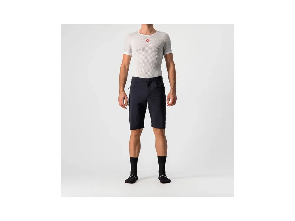 Castelli - pánské volné kalhoty Unlimited bez vložky, black Ověřený