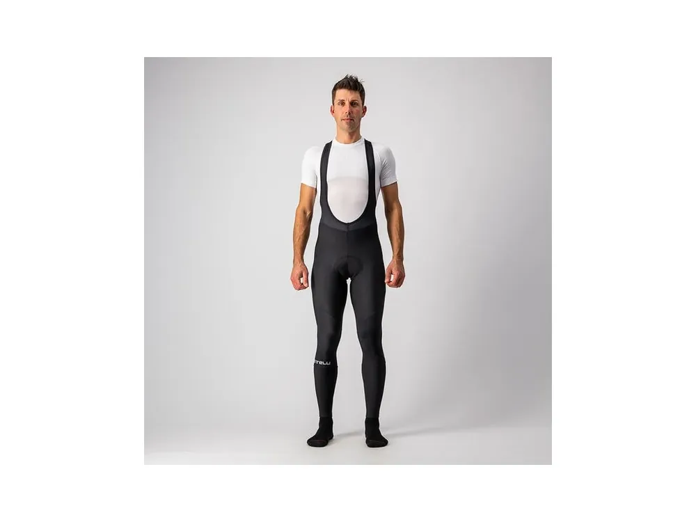 Castelli – pánské kalhoty Entrata s vložkou, black Ověřený
