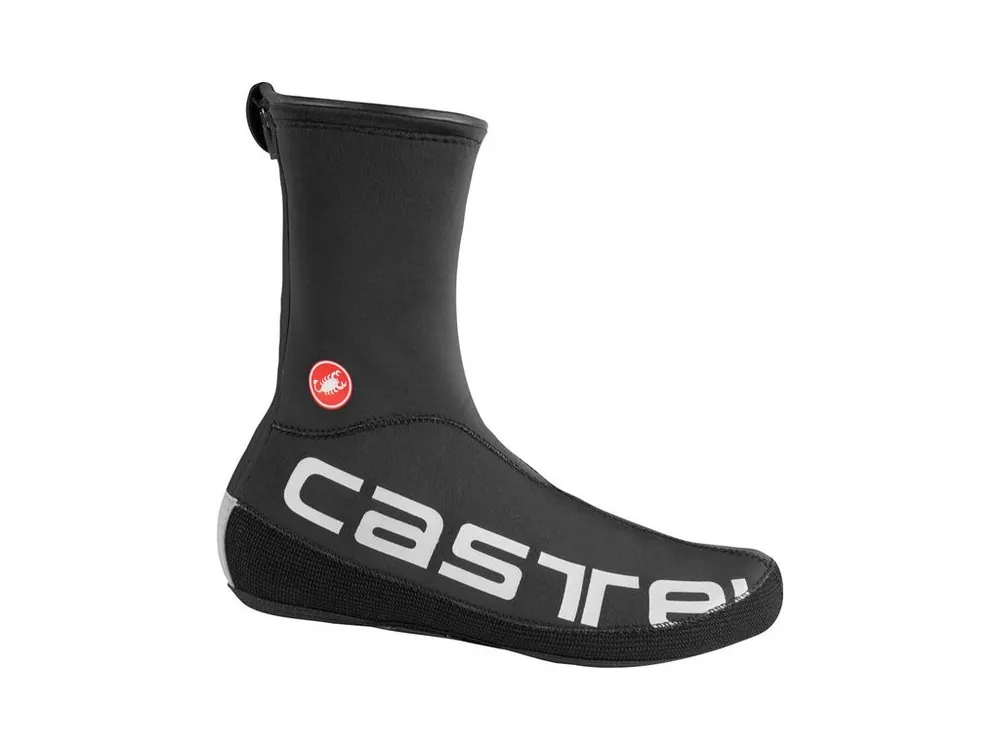 Dokud Zásoby Vydrží Castelli – návleky na tretry Diluvio UL, black/silver reflex