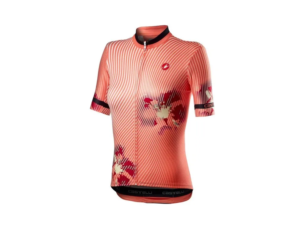 Sleva Castelli - dámský dres Primavera, peach echo