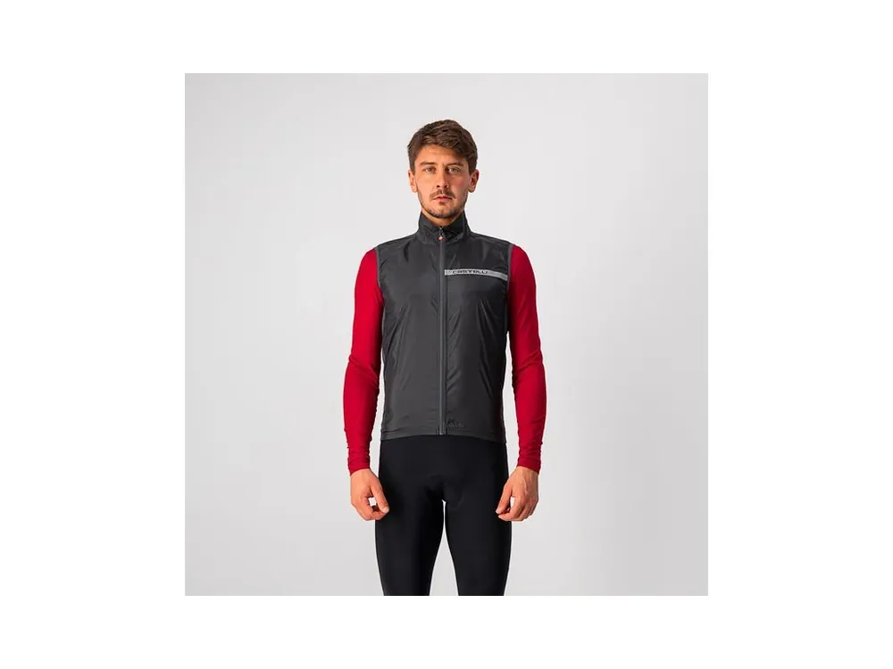 Objednat Nyní Castelli – pánská vesta Squadra Stretch, light black/dark gray