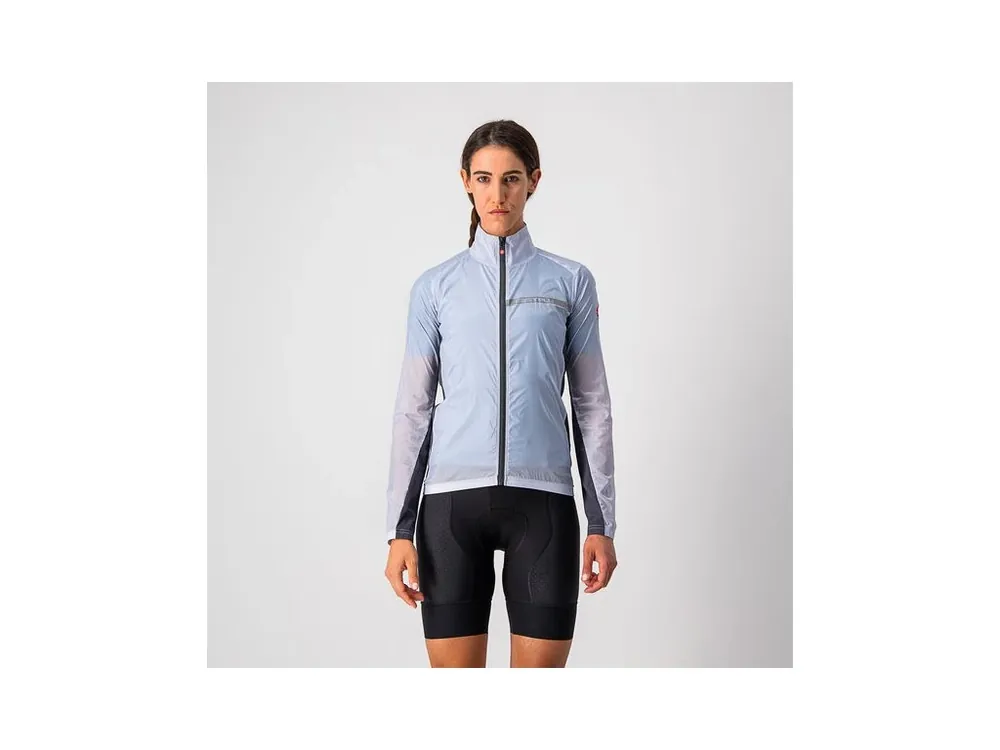 Castelli – dámská větrovka Squadra Stretch, silver gray/dark gray Víkendová Akce