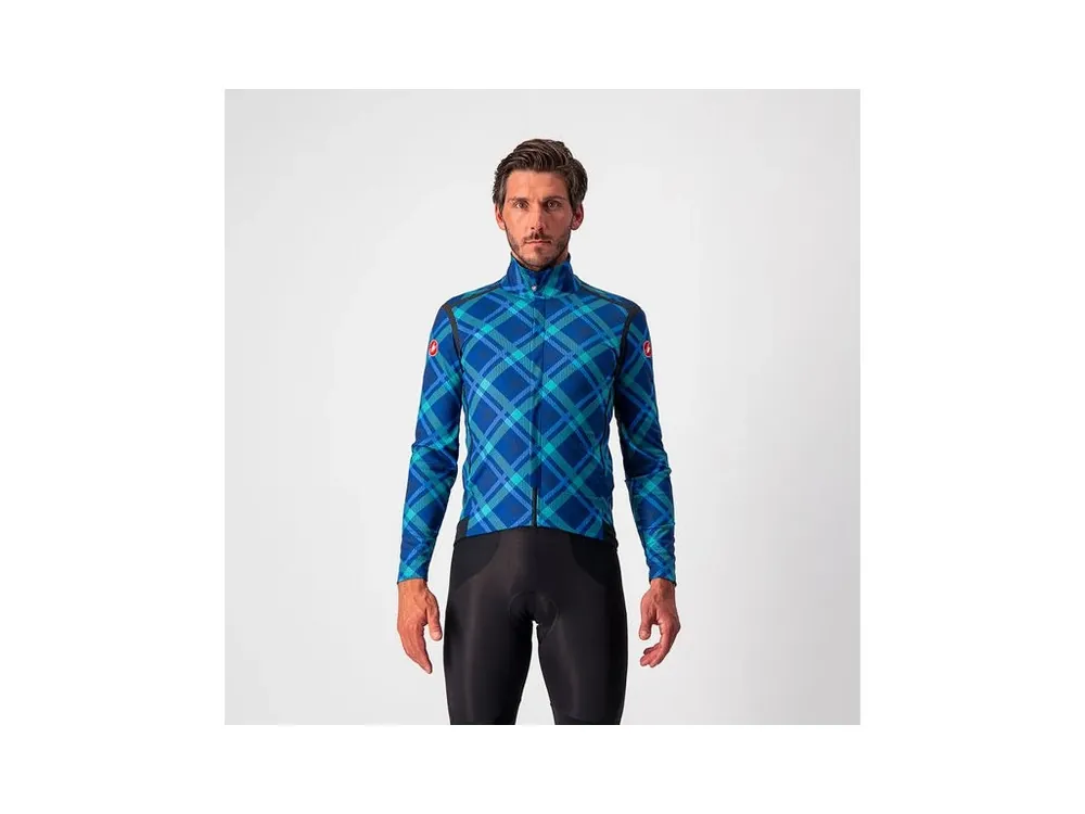 Castelli - pánská bunda Perfetto RoS Long Sleeve, ocean blue/malachite green Top Prodej