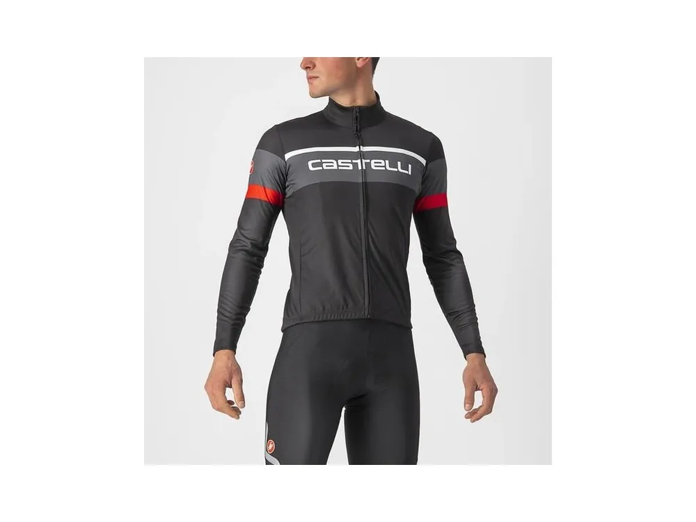 Castelli – pánský dres Passista, light black/dark gray-red Časově Omezené