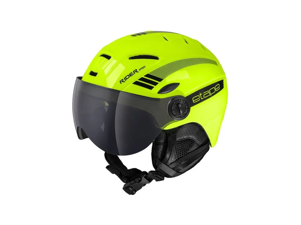 Nejlepší Volba Etape – dětská lyžařská přilba RIDER PRO, žlutá fluo