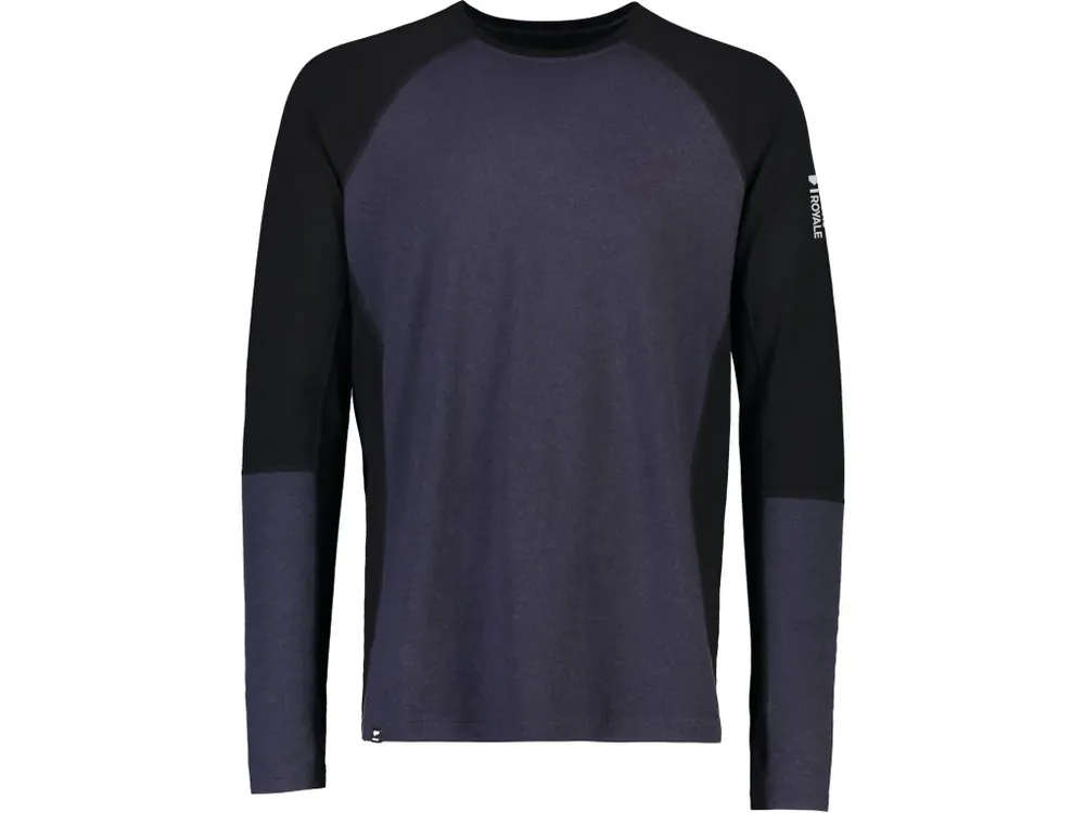 Výprodej Triko MONS ROYALE OLYMPUS MERINO BASE LAYER LONG SLEEVE black / 9 iron