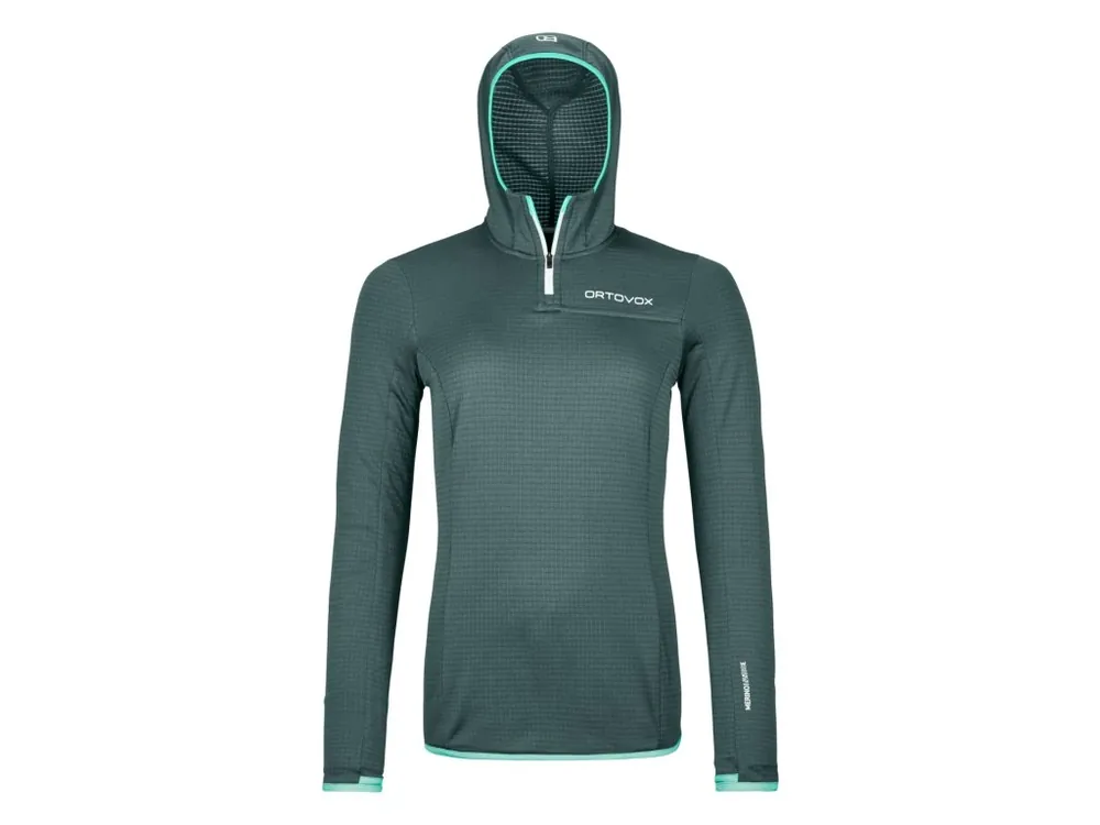 Levný Dámská Mikina Ortovox Fleece Light Grid ZN Hoody Women‘s