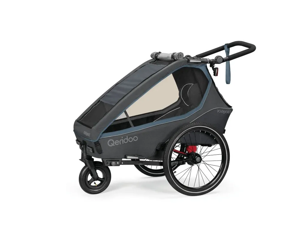 Vozík QERIDOO KidGoo1 - Steel Grey Pouze Dnes