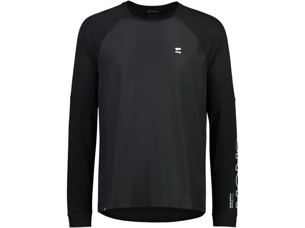 Merino mikina MONS ROYALE TARN MERINO SHIFT WIND JERSEY black Aktuální