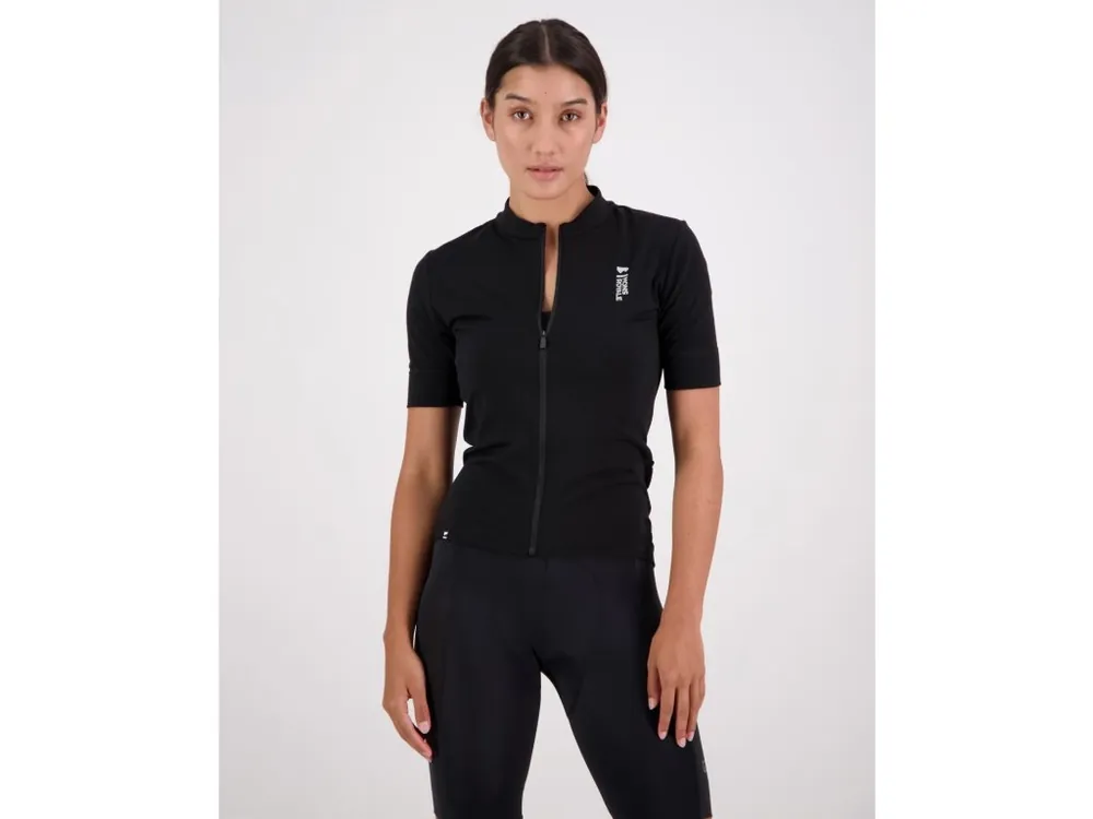 Expresní Doručení Merino triko MONS ROYALE ROAM CARGO MERINO SHIFT FULL ZIP T WMNS black