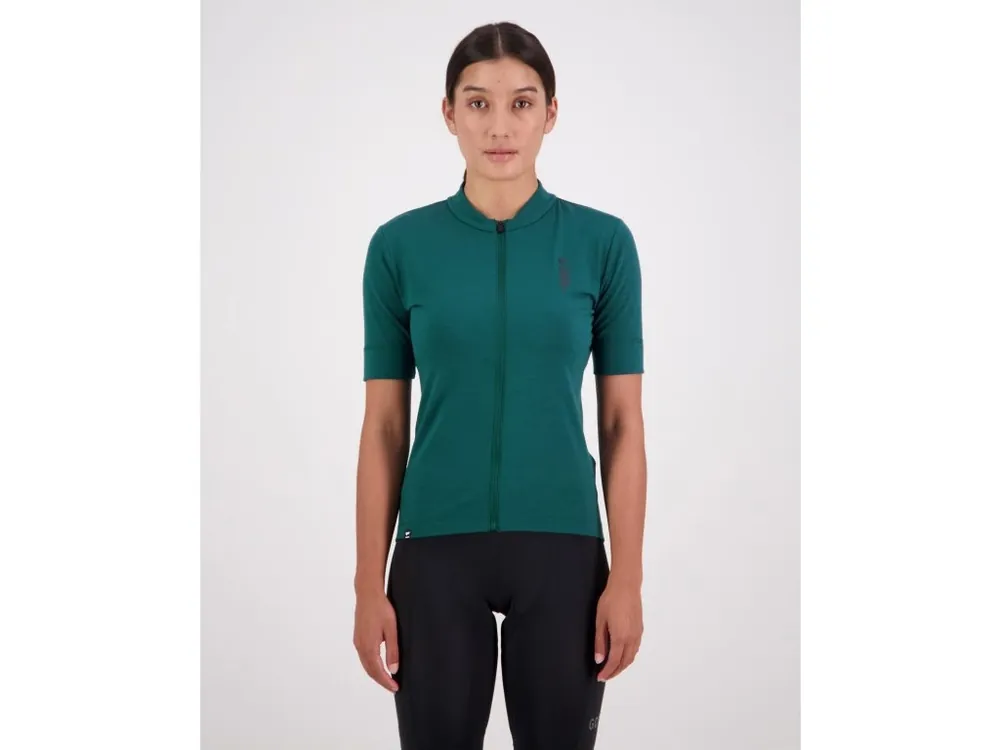Aktuální Merino triko MONS ROYALE ROAM CARGO MERINO SHIFT FULL ZIP T WMNS evergreen