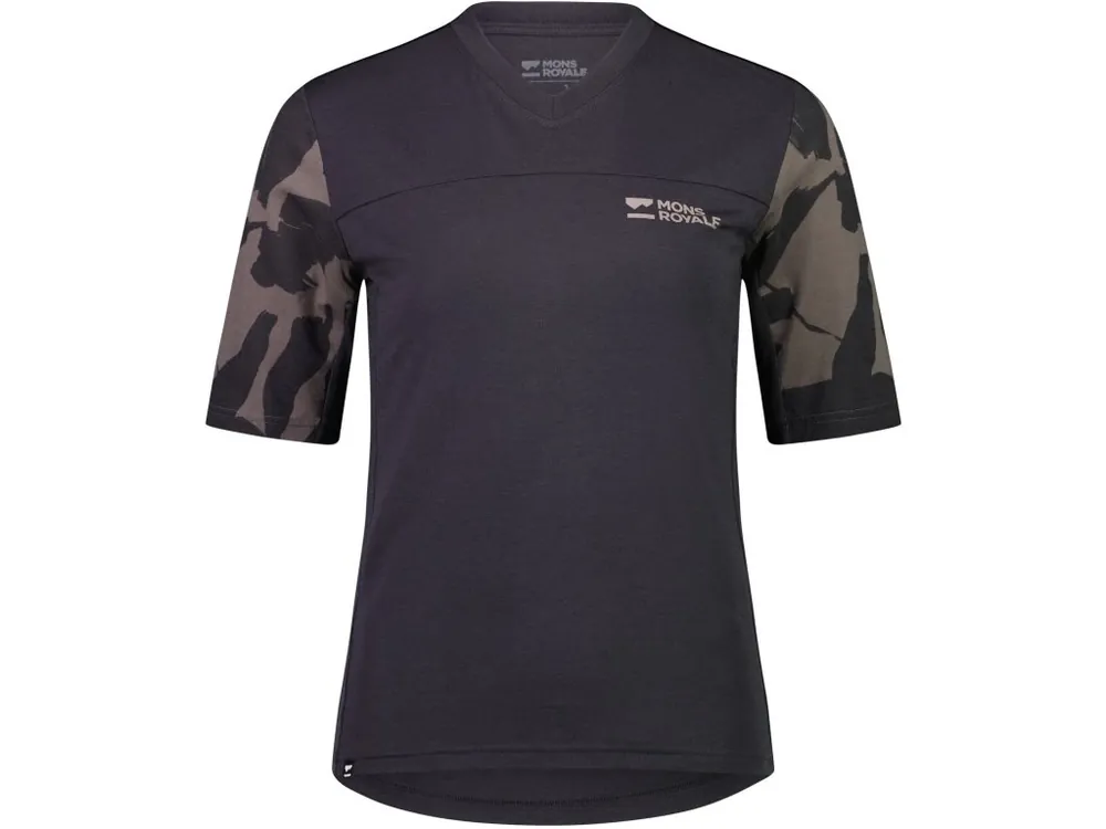Merino triko MONS ROYALE REDWOOD ENDURO VT WMNS shale / fragments Nejlepší Cena