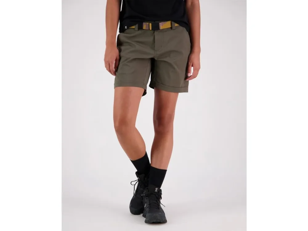 Merino kraťasy MONS ROYALE DRIFT SHORTS 2.0 WMNS olive night Tovární Cena