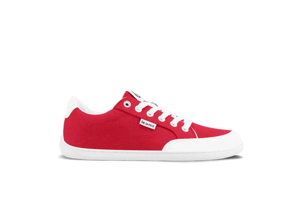Hit Sezóny Barefoot tenisky Be Lenka Rebound - Red & White