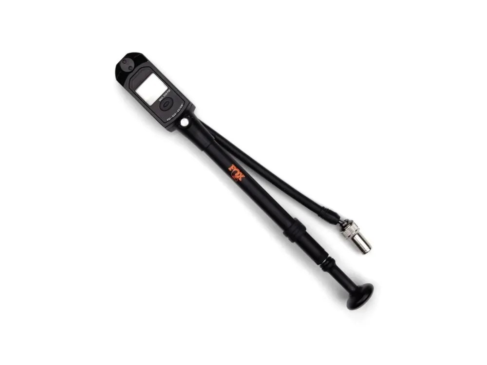 Originální PUMPA FOX DIGITÁLNÍ 350PSI NA VIDLICE/TLUMIČE S DLOUHOU OTOČNOU HLAVOU