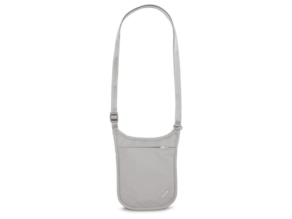 Cenová Bomba Taška PACSAFE COVERSAFE V75 NECK POUCH grey