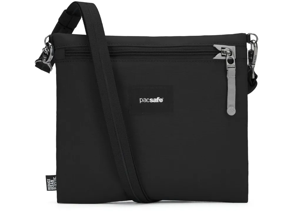 Taška PACSAFE GO CROSSBODY POUCH jet black Oblíbený