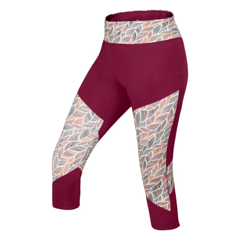 Dámské legíny Ocún RHEA 3/4 Leggings wine rhododendron Objednat Nyní