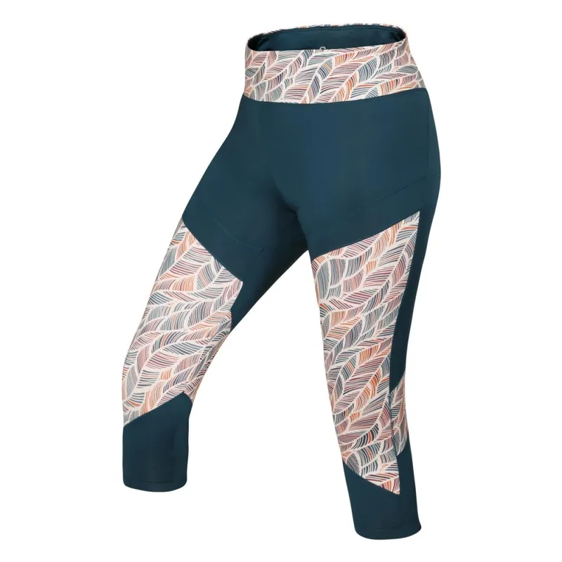 Dámské legíny Ocún RHEA 3/4 Leggings green deep teal Cenová Bomba
