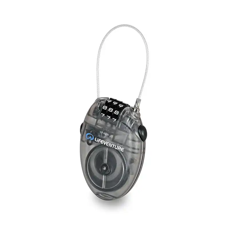 Zámek na batoh Lifeventure Mini Cable Lock Víkendová Akce