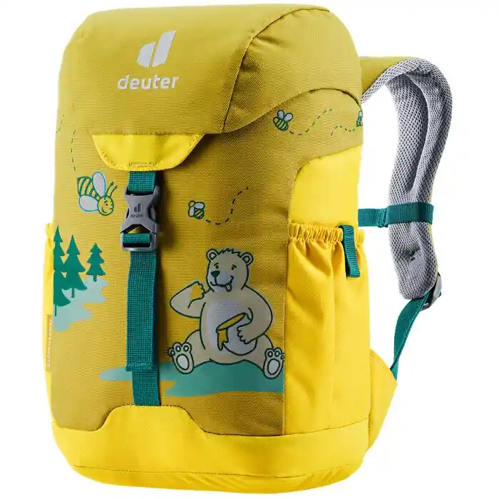 Dětský batoh Deuter Schmusebär turmeric-corn Novinka