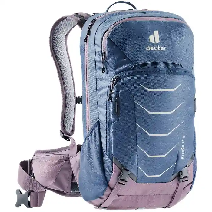 Ověřený Dámský cyklistický batoh Deuter Attack 14 SL marine-grape