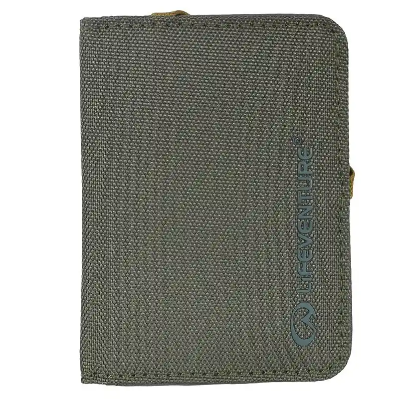 Peněženka Lifeventure RFID Card Wallet, Recycled, Olive Zlevněný