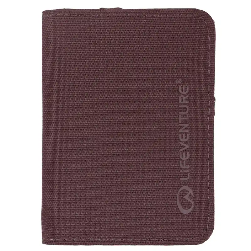 Vysoce Kvalitní Peněženka Lifeventure RFID Card Wallet, Recycled, Plum