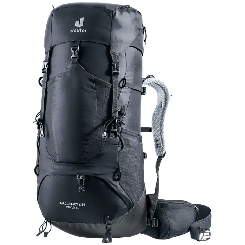 Vysoce Kvalitní Dámský turistický batoh Deuter Aircontact Lite 35 + 10 SL black-graphite